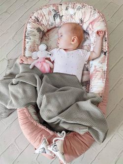 Baby Lounger / Infant Nest (Soft Floral Design)