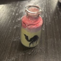 Egyptian sands souvenir small jar 