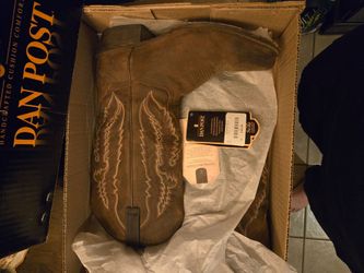 Dan Post - Brown Leather Square Toed Boots