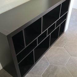 Bookcase Shelves Shelf Storage IKEA Kallax Book Compartment Cubby Console Table
