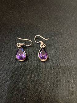 Silver earrings #111799-5 MJ