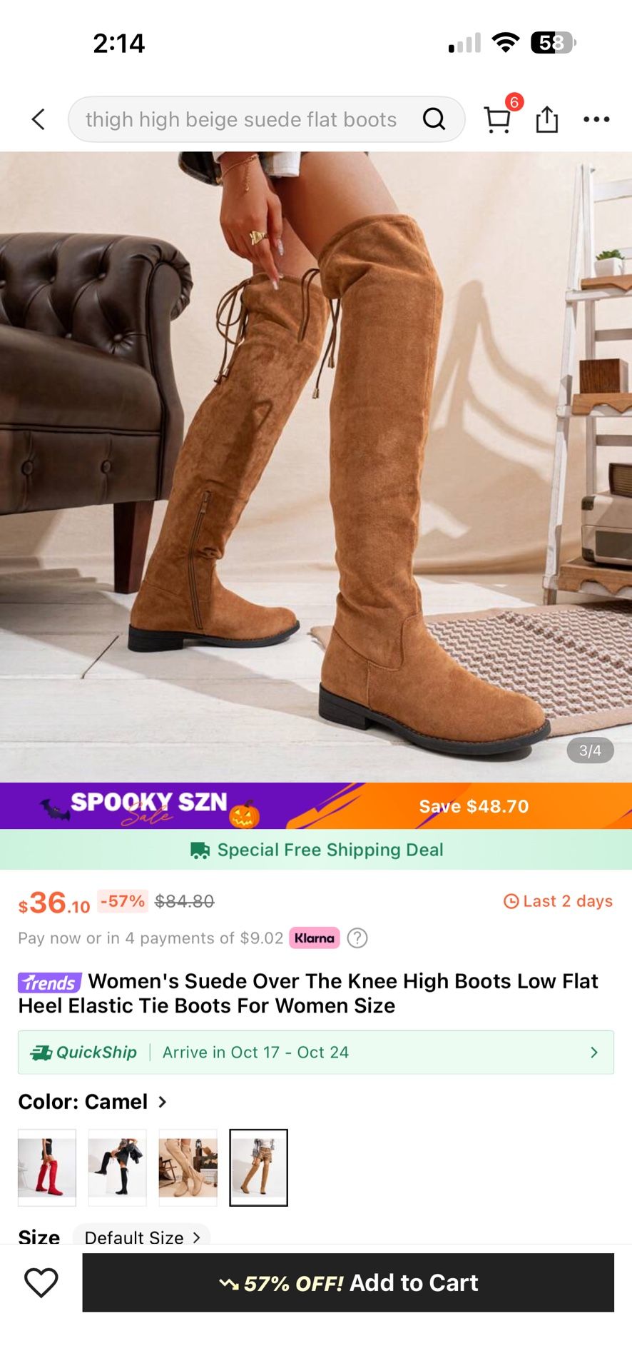 SHEIN Suede Boots