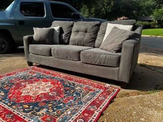 Ashley Furniture Back Tufted Karis Sofa Including Throw Pillows and Delivery