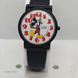 Nice Vintage Ladies Mickey Mouse Quartz Watch By Lorus New Battery