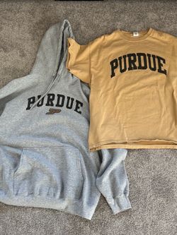Purdue University hoodie and t shirt Men’s XL