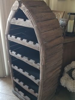 Beautiful Wood Wine Rack