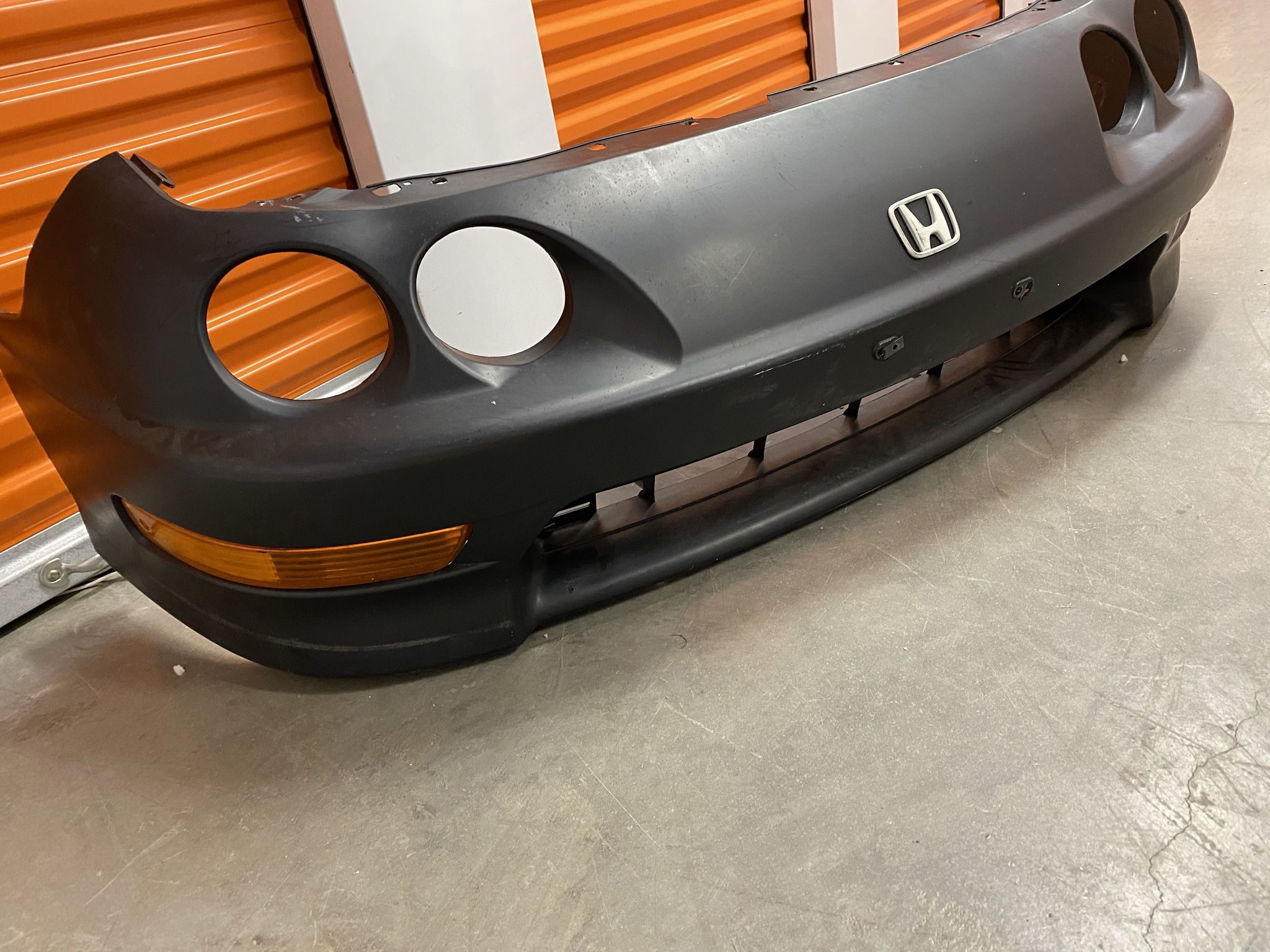 Matte Black Black 1999-2000 Front Bumper Conversion