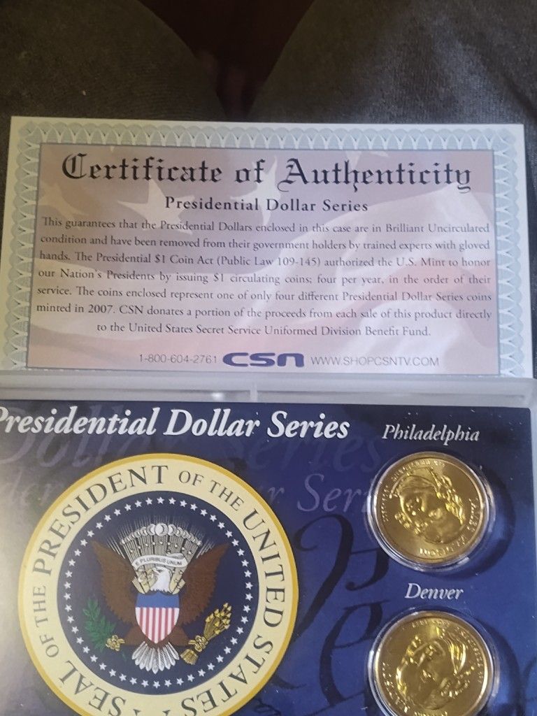 2007 James Madison Dollar Uncerculated
