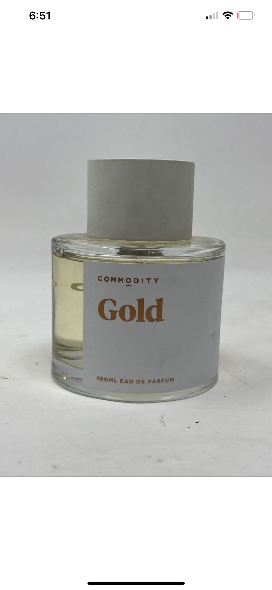 Rare Commodity | GOLD Eau de Parfum Spray 3.4 oz Unisex Perfume