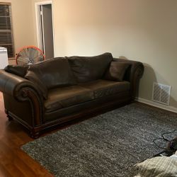 Leather Couch 