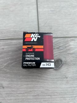 K&N KN-143 Motorcycle High-Performance Oil Filter