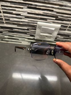 100% Authentic Black Buffalo "Buffs" Cartier Sunglasses w/ original case