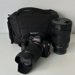 Sony Alpha A7iii + FE 24-70mm f/2.8 GM Lens + FE 28-70 mm F3.5-5.6 Lens.