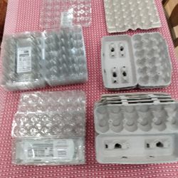 Egg Cartons  56 Assorted Used
