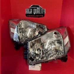 Nissan Titan 2004. 2015 headlights.