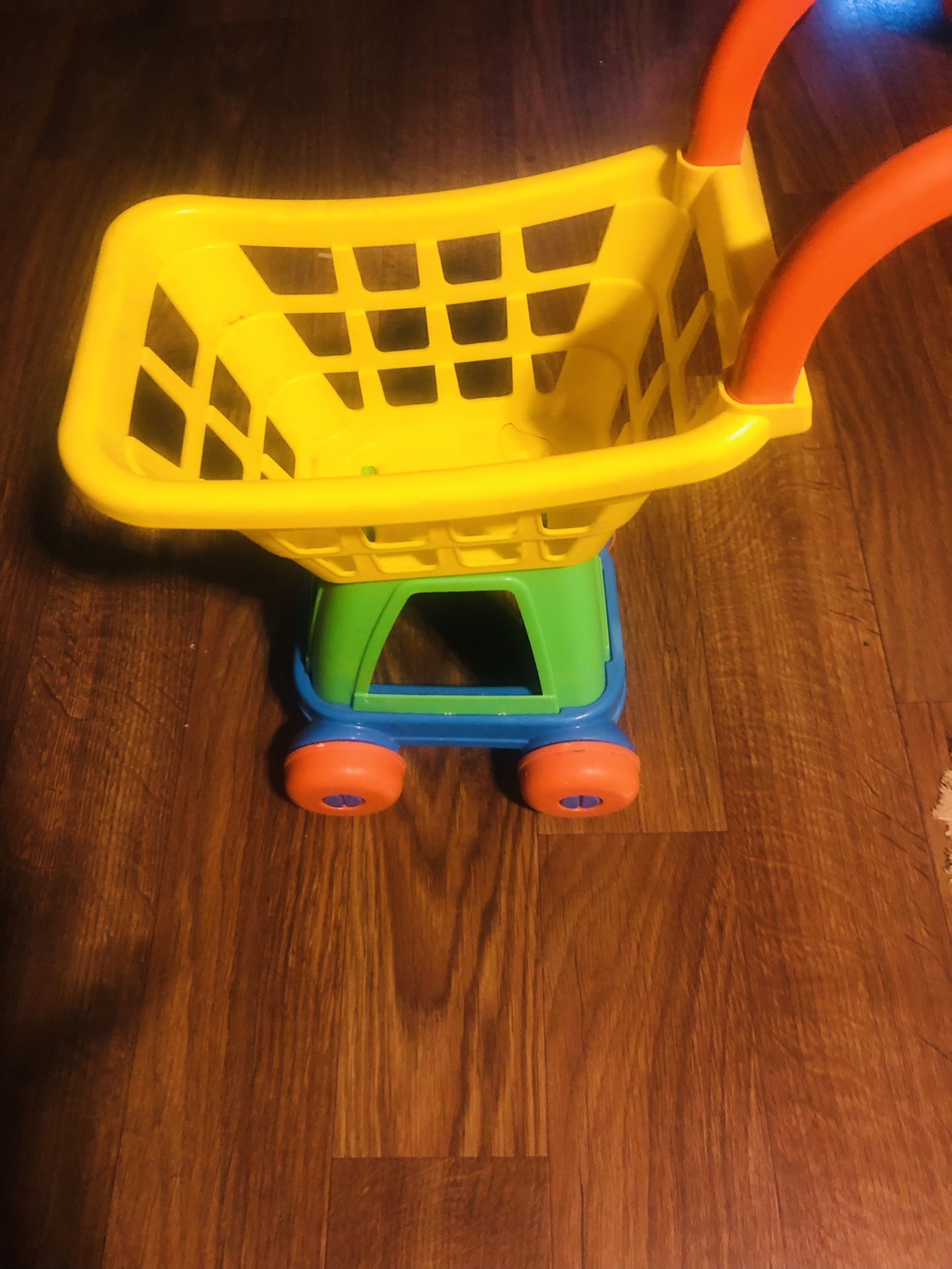 Child’s Toy Shopping Cart 12 inches Long 8 inches Deep Nice Gift