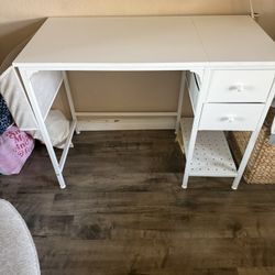 White desk