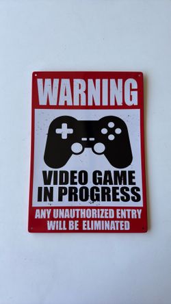 Video Game Sign