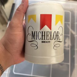 Vintage Michelob Beer Mug – Made in Brazil by Cemarate