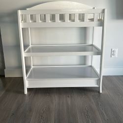 Delta Children Infant Changing Table with Pad, White 