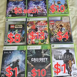 Xbox 360  Games $1 And Up