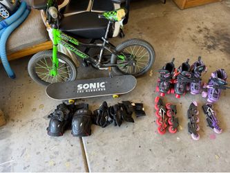 Kids Bike Skates Skateboard