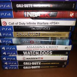 PS4 Console 2 Controllers 13 Games