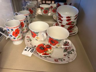 Tea set, porcelain sets and more