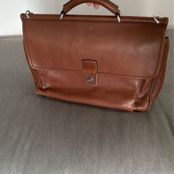 Coach Leather Satchel/Messenger Bag/Briefcase 