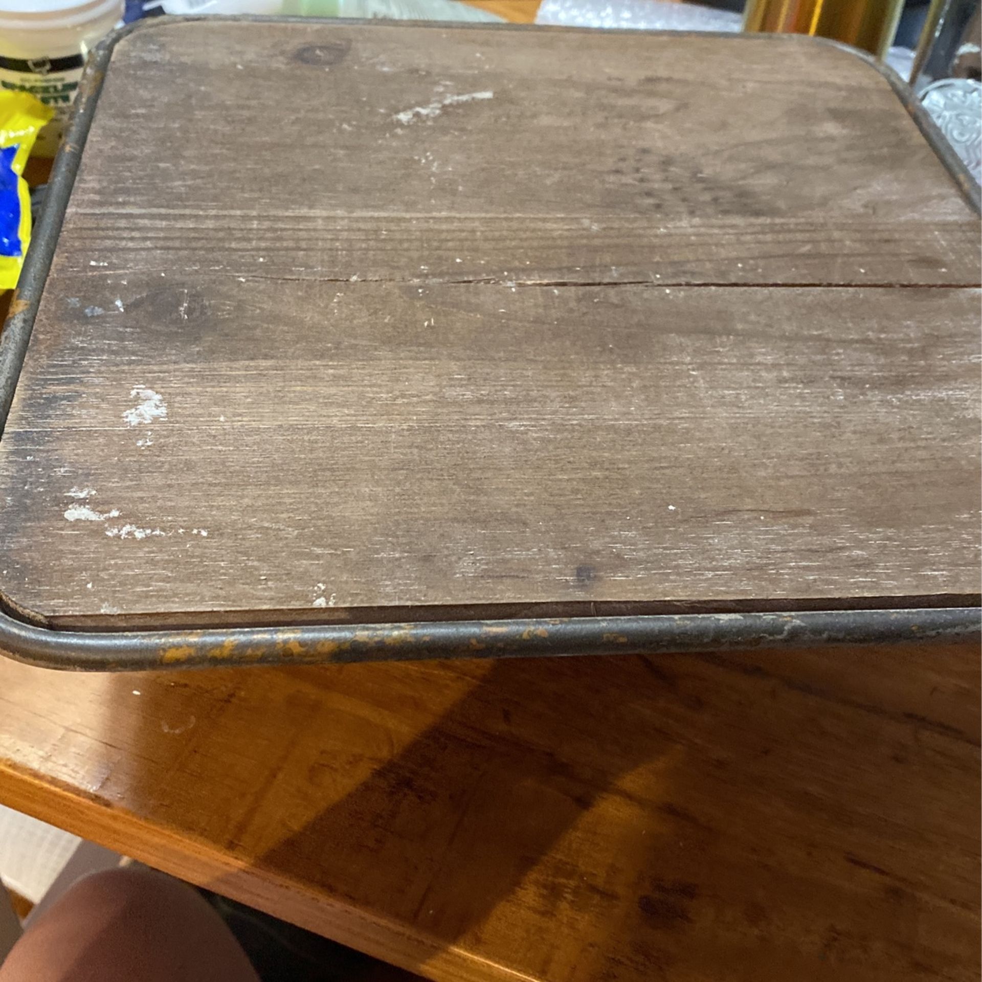 Rustic Wood/metal Stand!!!