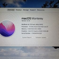 Apple MacBook Air Laptop Computer