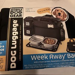 Week Away Bag med-lg dog