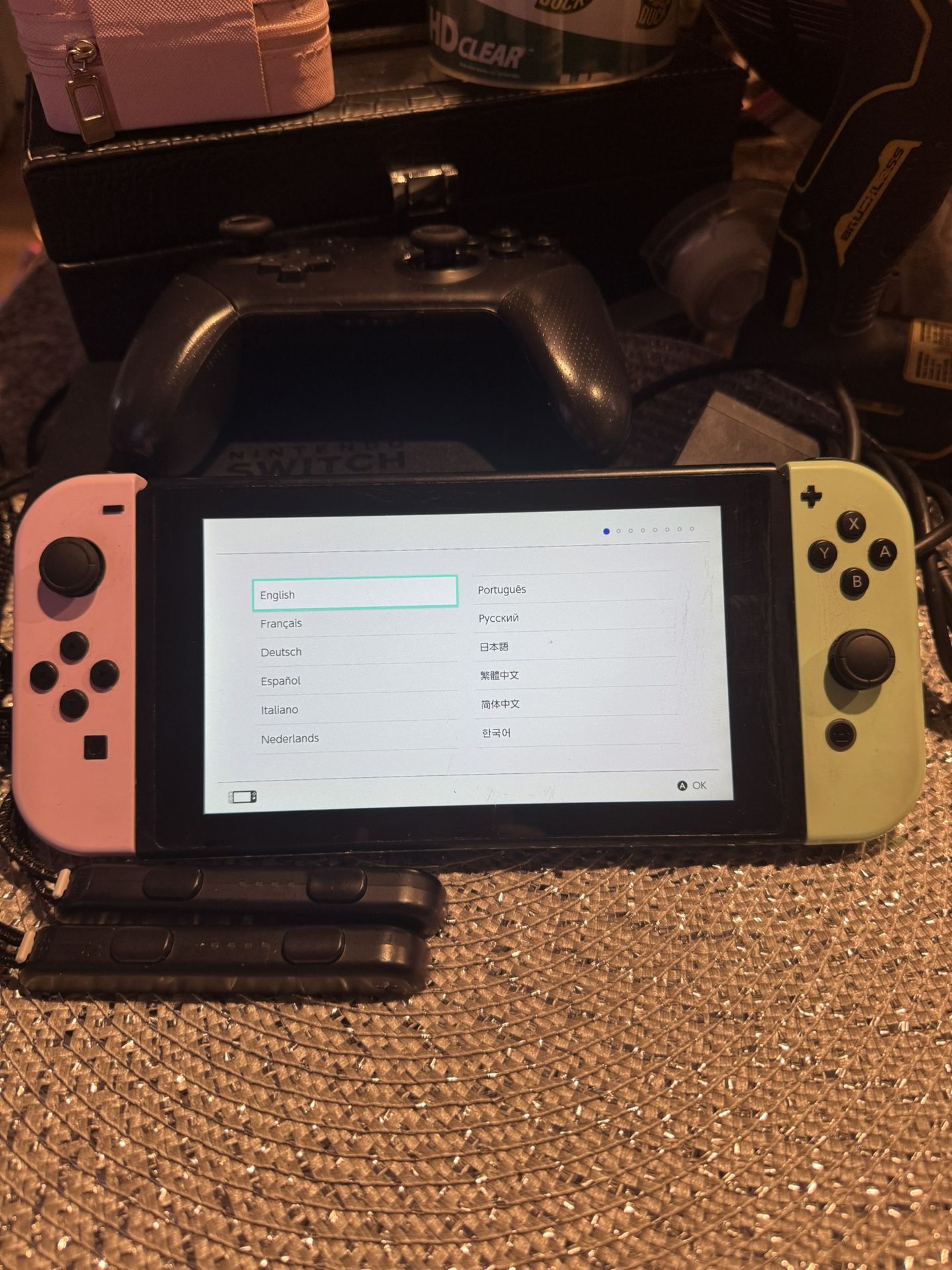 Nintendo Switch with 4 Games