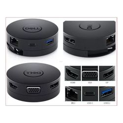 Dell DA300 6-in-1 Mobile USB-C HDMI VGA Ethernet USB 4K Adapter