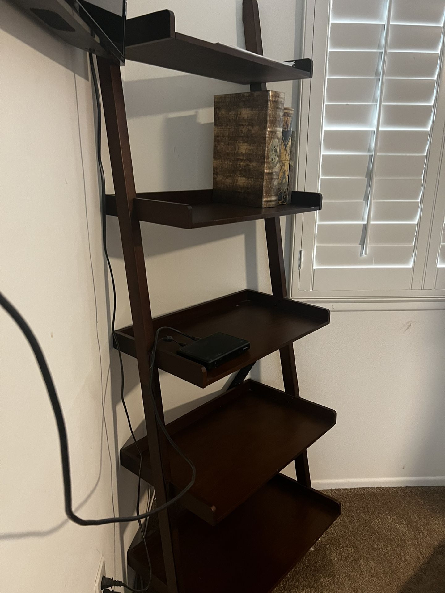 Ladder Shelf Brown