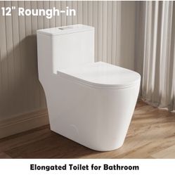 Casta Diva Elongated One Piece Toilet 