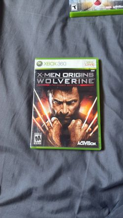 Wolverine x-men origins Xbox 360