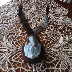 The Most Elegant American Eagle, on a cherrywood bas, It is porcelain, and limited addition for $25