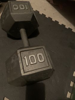 Weights!! 100lb Single Dumbell