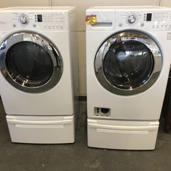 LG Pedestal Washer And Dryer Set