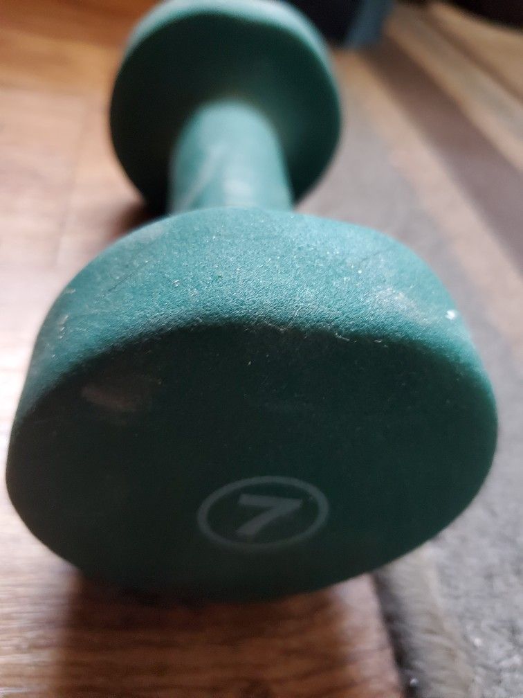 7 lb dumbbell