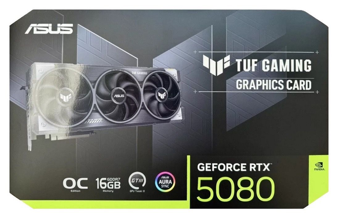 ASUS TUF Geforce RTX 5080 Gaming OC | Nvidia Blackwell | GDDR7