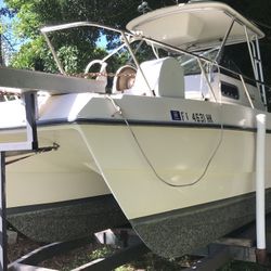 1996 Seacat Catamaran 25’ Twin Honda 150’s