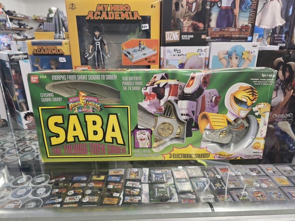 Mighty Morphin Power Rangers Saba The Talking Tiger Sword Bandai 1994