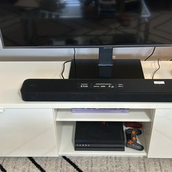 White TV Console Table 