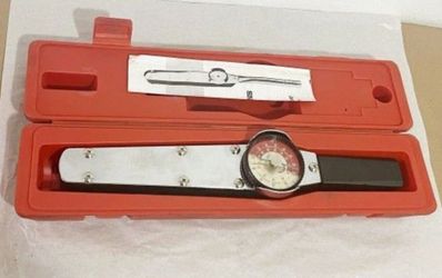 Llave De Torsion Dial Marca Mac Usado Torquimetro/Llave De Torsion Dial Torque Wrench with Case