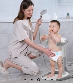 Baby bath support stand