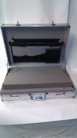 10 New Aluminum Frame Briefcases with foam Inserts,