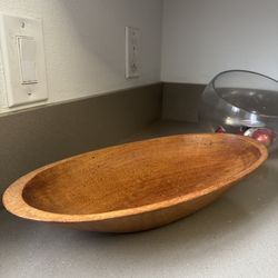 MidCentury Modern Walnut Fruit Bowl