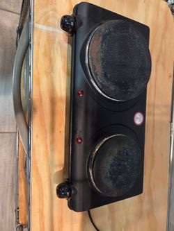 Double Burner Electric Hot Plate